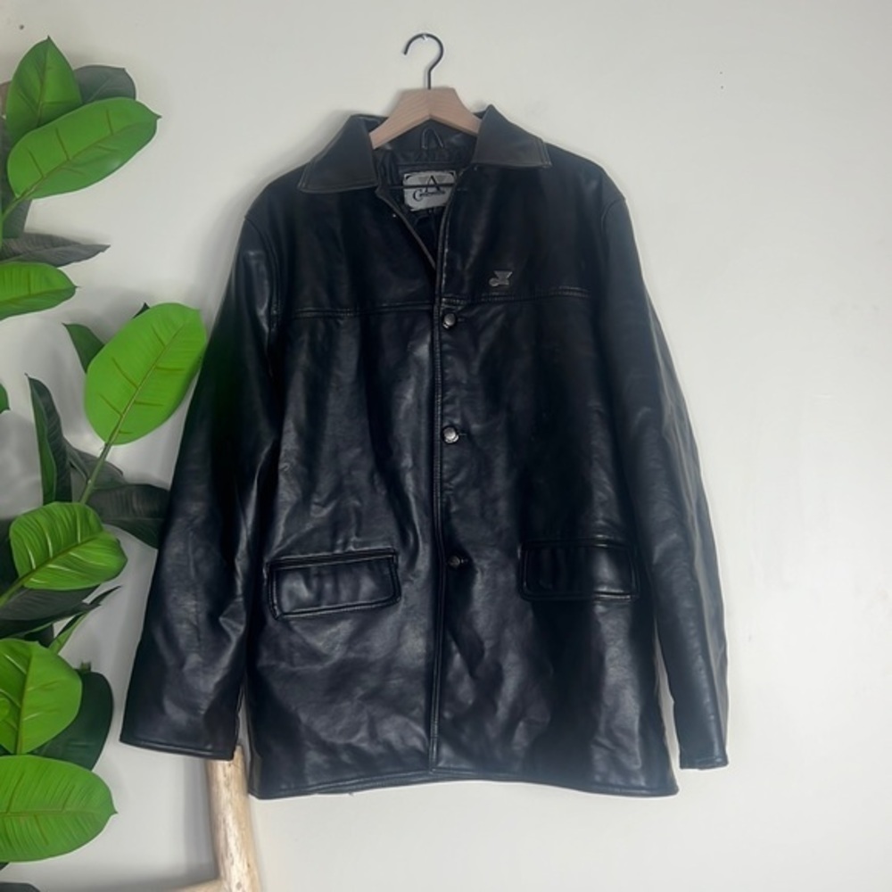 A‎ Collezioni Authentic Leather Jacket Size Large